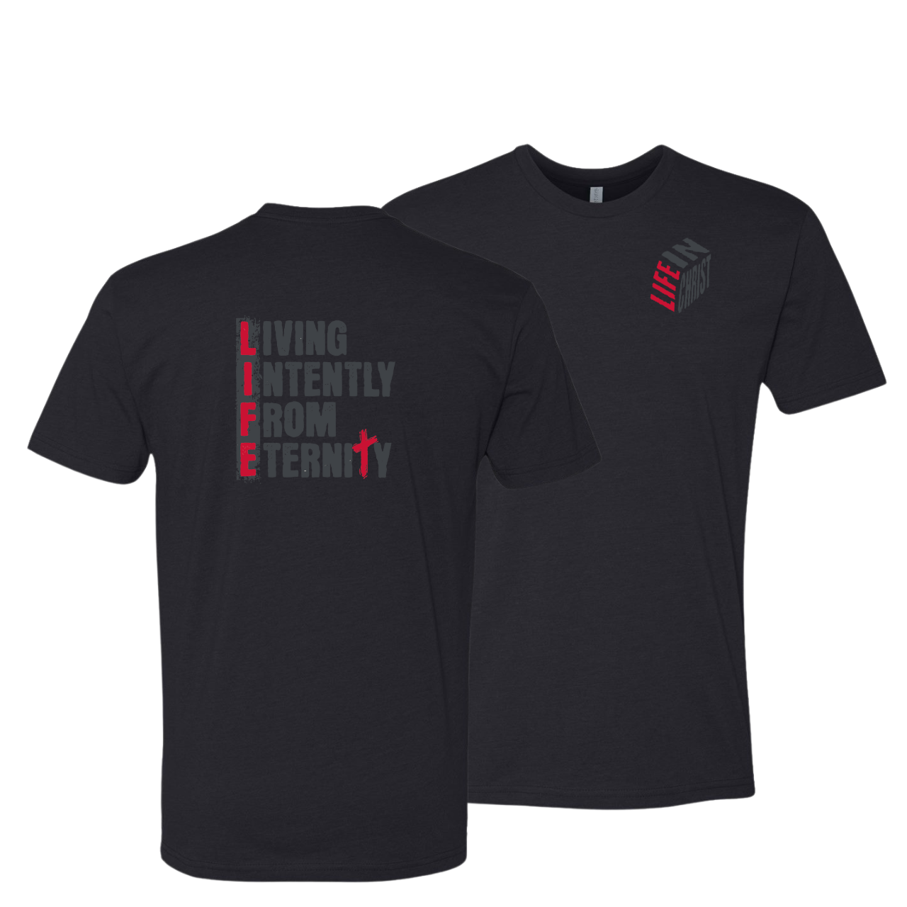 Men's Onyx Front & Back Design T-Shirt